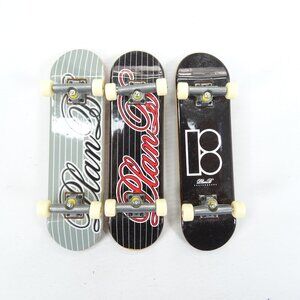 Tech Deck Plan B Red Black Fingerboard Skateboard‎ Lot of 3